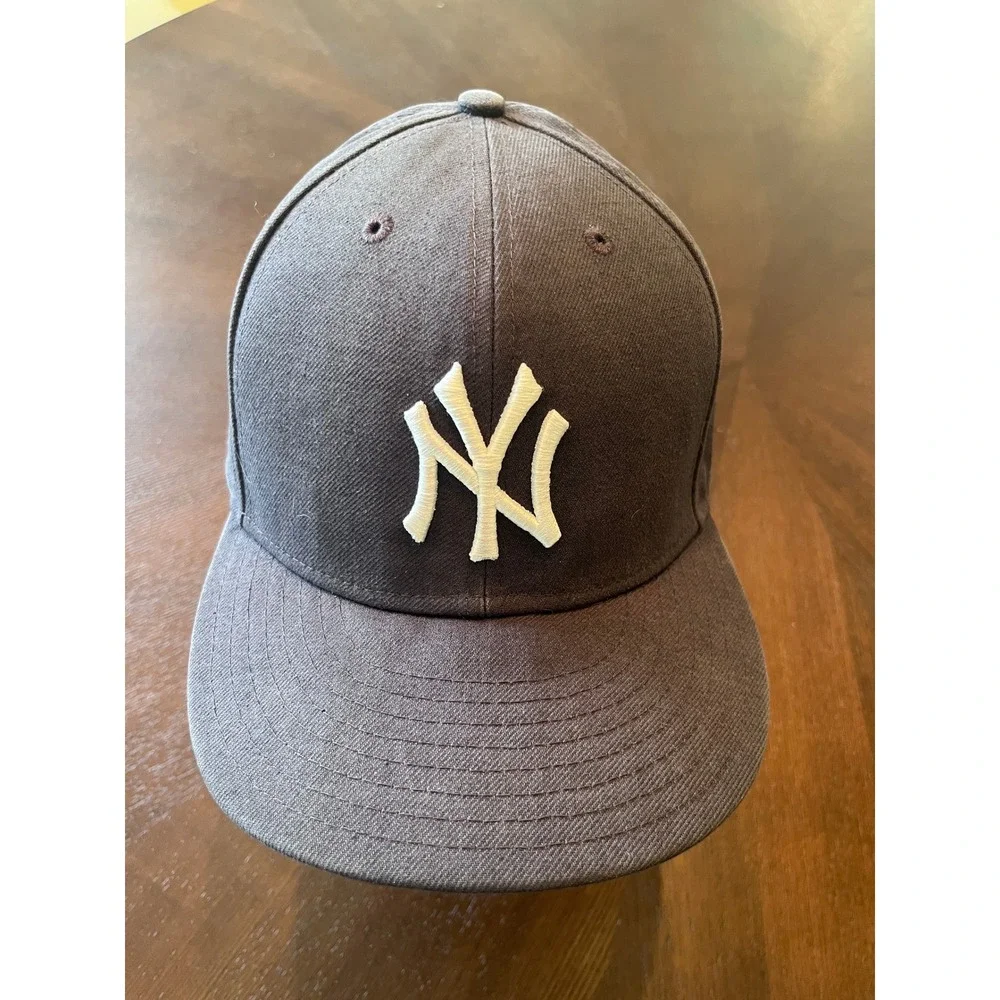 New Era NY Yankees Hat Mens 7 1/2 Navy Excellent 2009 Inaugural Season 59Fifty